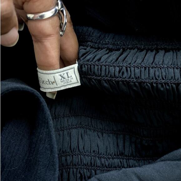 Abercombie & Fitch Black Scrunchie Strap Maxi Dress - Sz. XL (NWOT) - Picture 6 of 7